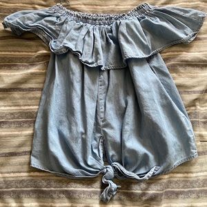 Express off shoulder top